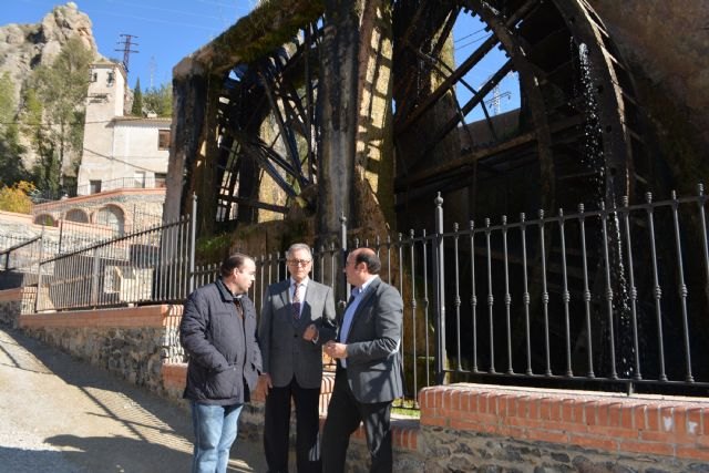 Cultura trabaja con el Ayuntamiento de Abarán en la declaración como Bien de Interés Cultural de la ´Noria Grande´