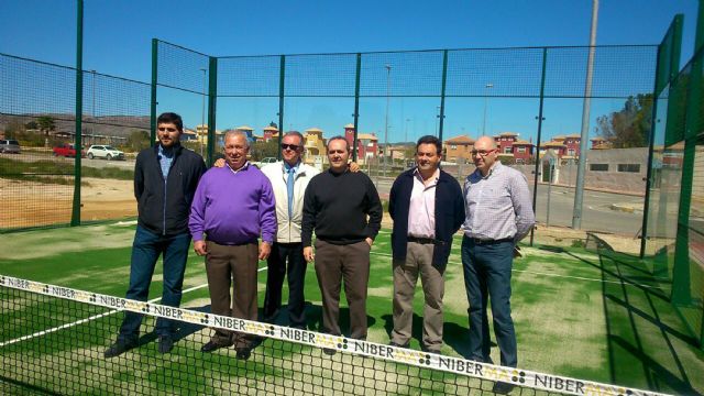 La Hoya del Campo de Abarán ya tiene una pista de pádel