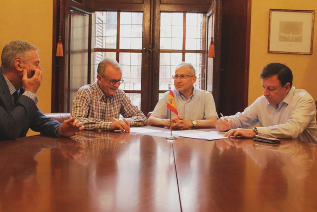 La MCT acuerda con el Ayuntamiento de Abarán la cesión de 0,4 hm3 de agua