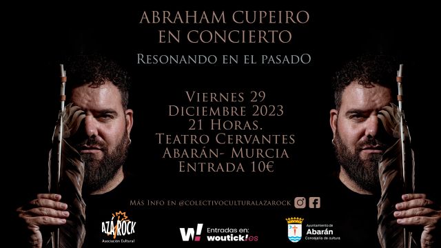 Viaje sonoro a través de los tiempos: Abraham Cupeiro en concierto en el Teatro Cervantes de Abarán