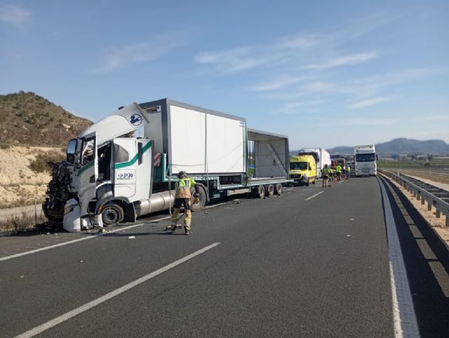 Accidente de tráfico con una persona herida, ocurrido Abarán