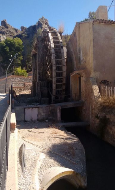 La Noria Grande de Abarán volverá a funcionar en otoño tras ser restaurada