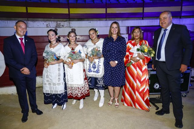 Isabel Franco asiste al pregón de las fiestas patronales de Abarán