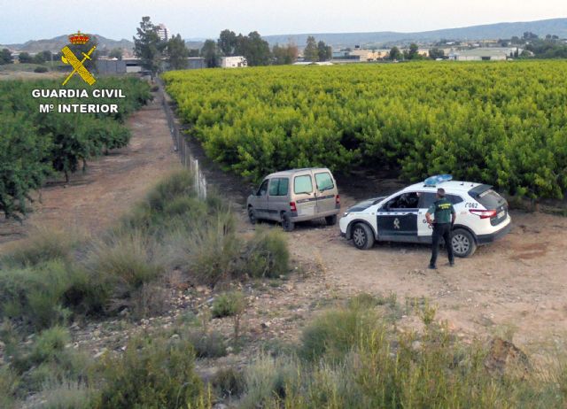 La Guardia Civil detiene a un experimentado delincuente por varios robos en establecimientos  de Abarán