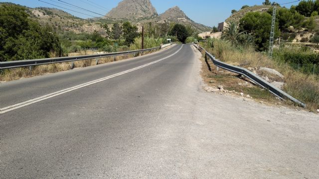 Fomento licita obras para mejorar dos carreteras de Cieza y Abarán en las que invertirá más de un millón de euros