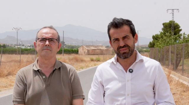 VOX exige el arreglo integral de la carretera de acceso a La Hoya del Campo en Abarán
