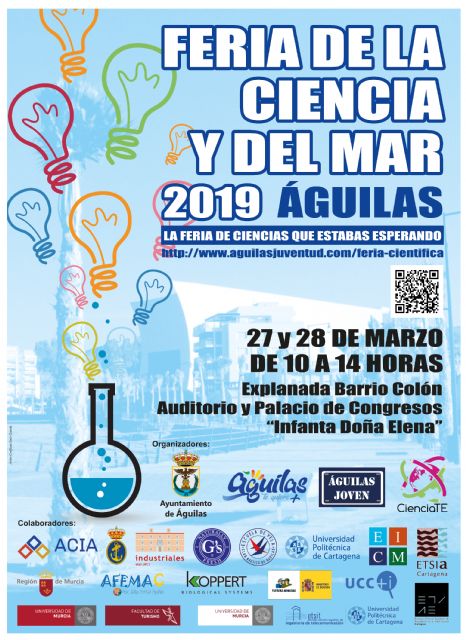 La Universidad de Murcia en la primera ´'eria de Ciencias y del Mar' de Águilas
